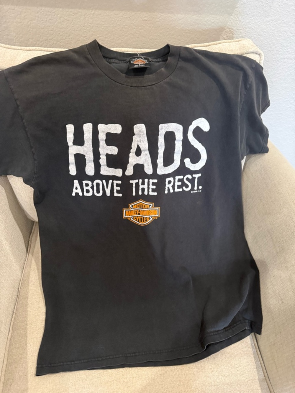 Harley-Davidson "Heads Above The Rest" Black Graphic Tee